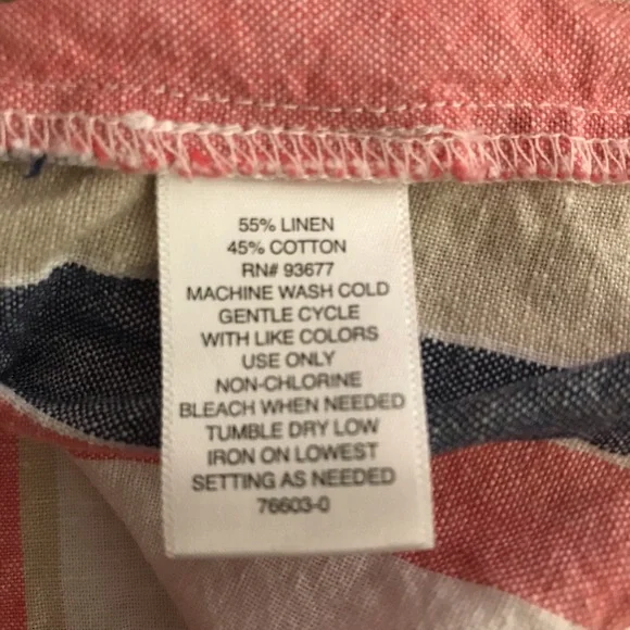 Linen/Cotton Top - Picture 8 of 12